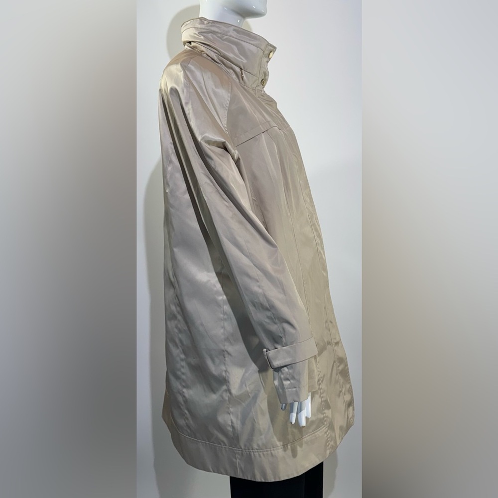 New CALVIN KLEIN Tan Wind/ Rain Trench Coat Size: XL - Picture 4 of 15